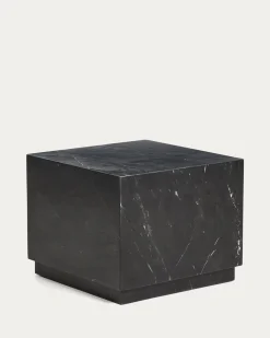Kave Home Bijzettafel Sorein Marmer Zwart 50cm
