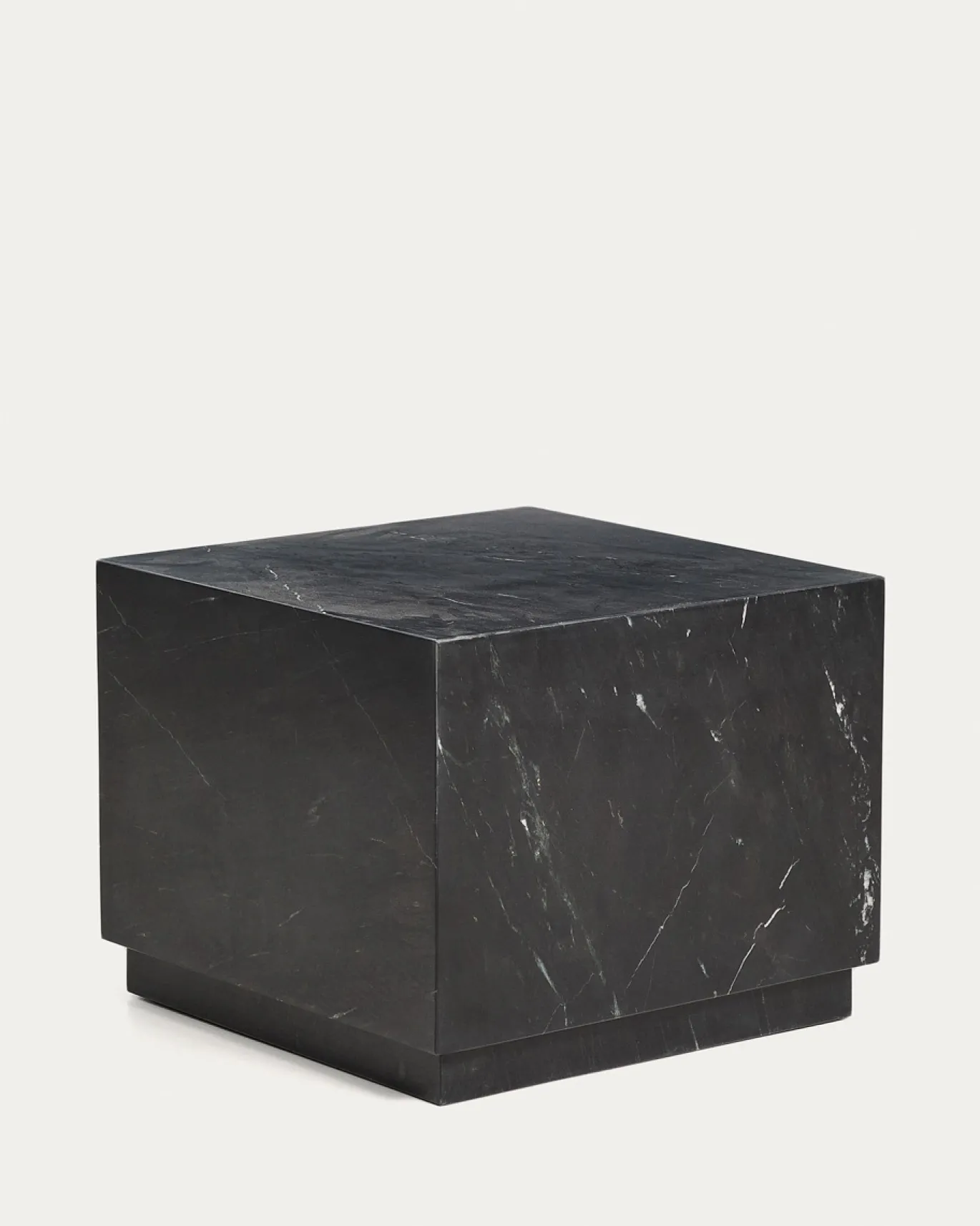 Kave Home Bijzettafel Sorein Marmer Zwart 50cm