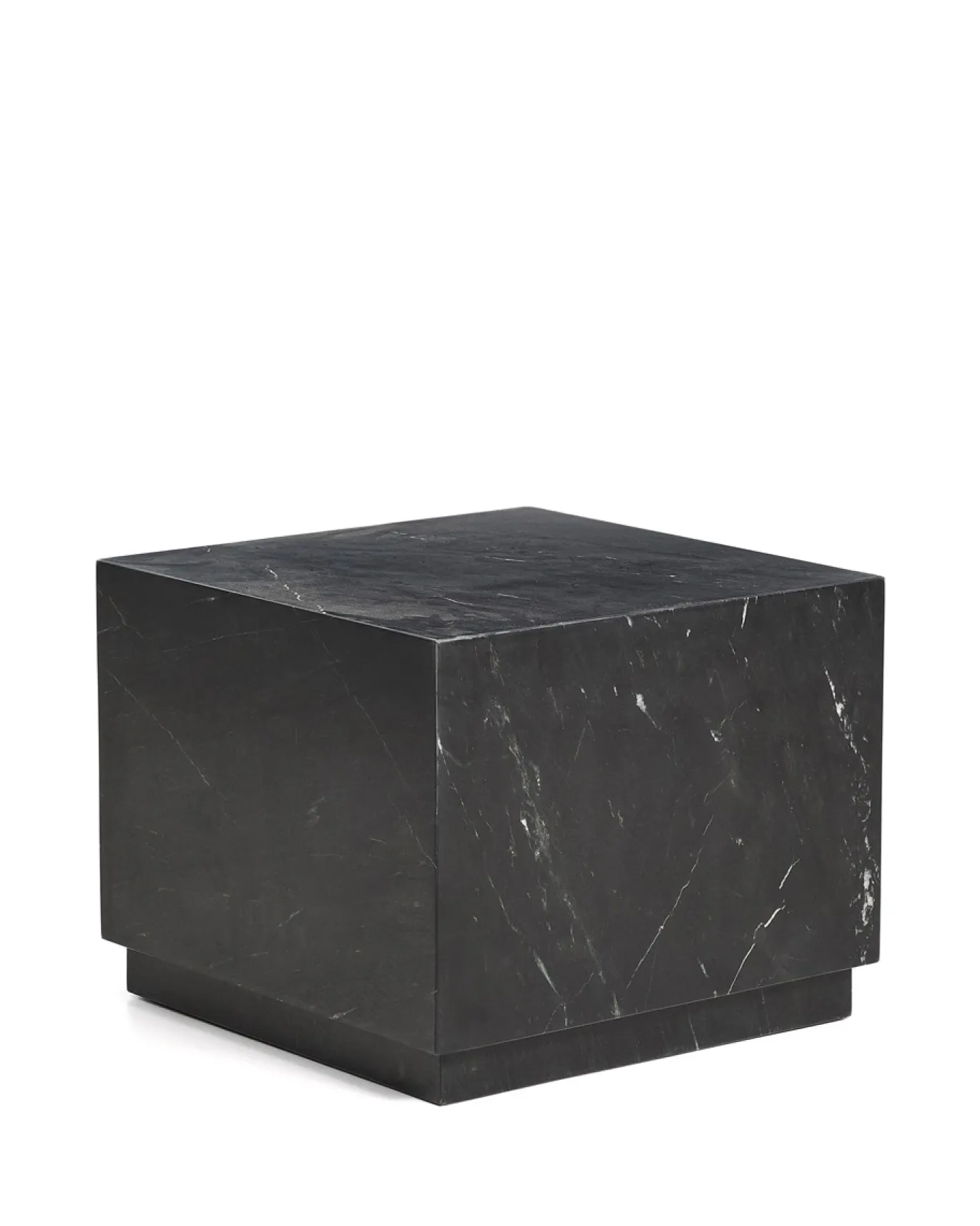 Kave Home Bijzettafel Sorein Marmer Zwart 50cm