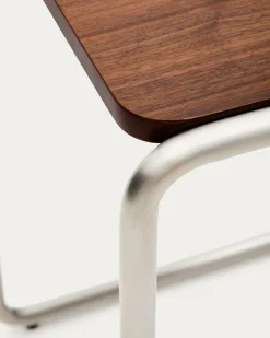 Kave Home Bijzettafel Tarsel Walnootfineer 42x60cm