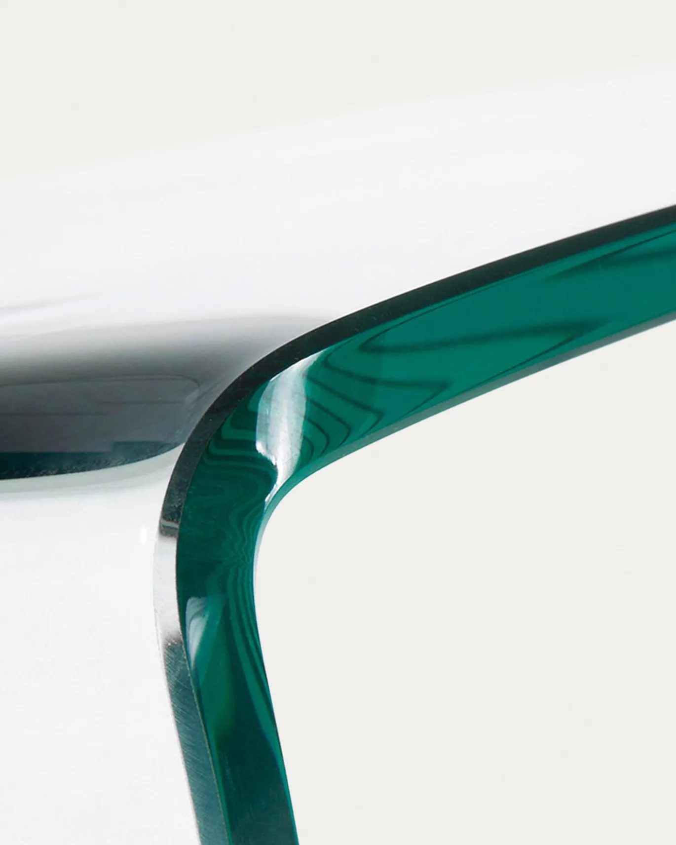 Kave Home Bijzettafeltjes Burano Set 2 Glas