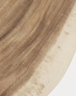 Kave Home Bijzettafeltje Wellcres Massief Regenboomhout Ø65cm