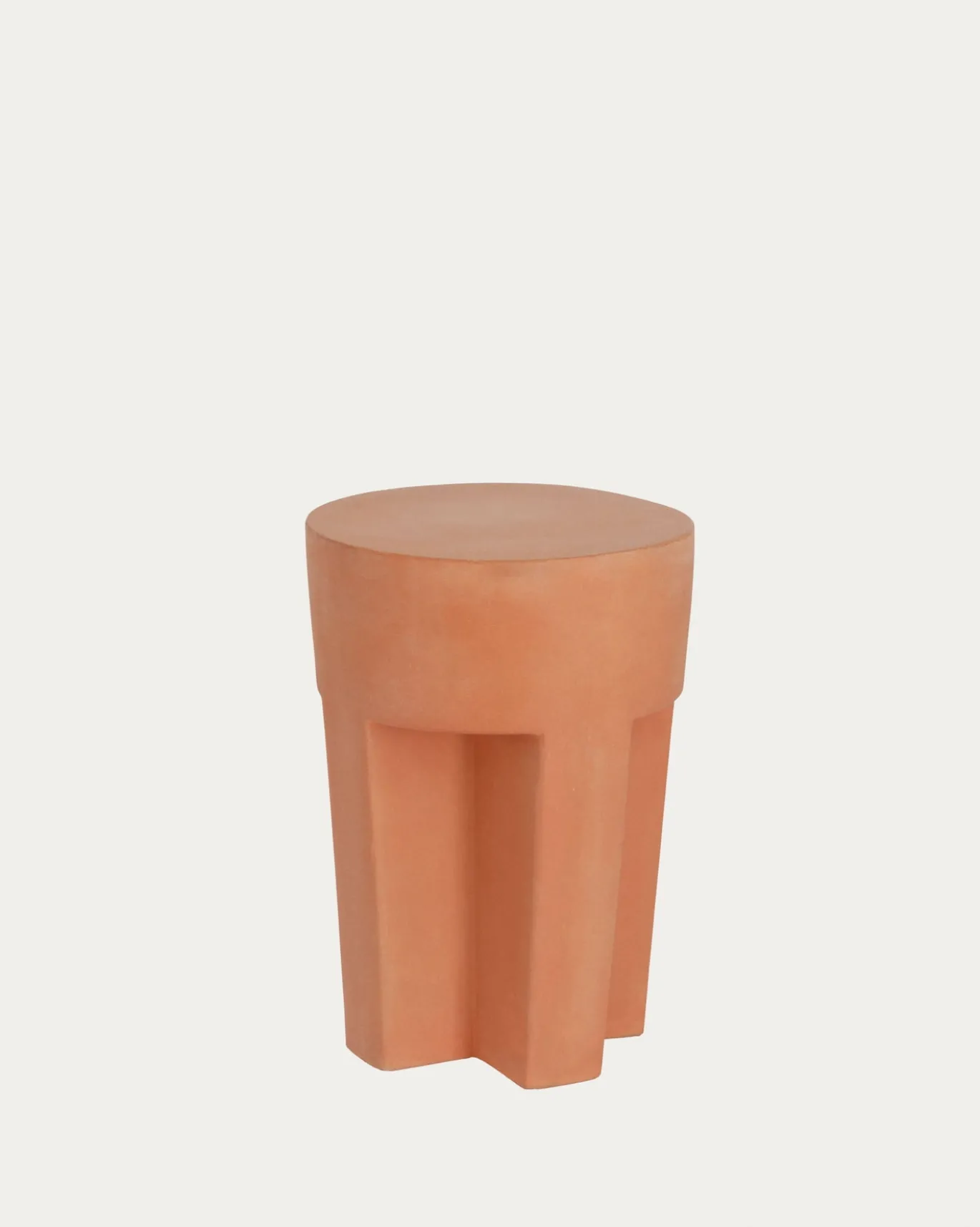 Kave Home Bijzettafel Vilena Terracotta Ø33cm