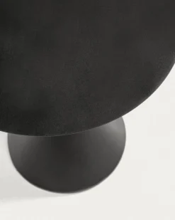 Kave Home Bijzettafel Yinan Ø48cm Zwart