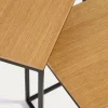 Kave Home Bijzettafel Yoana Set van 2 Naturel Eikenfineer