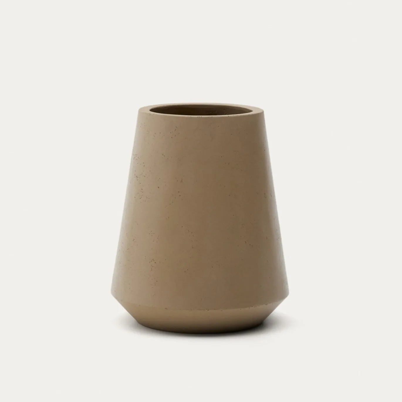 Kave Home Bloempot Calun Cement Beige Ø50cm
