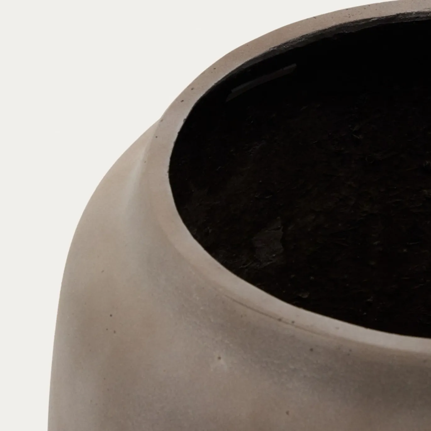 Kave Home Bloempot Lira Terracotta-Effect Ø53cm