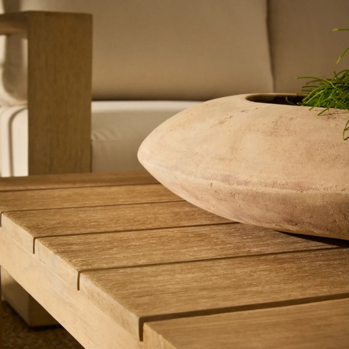 Kave Home Bloempot Rivor Terracotta Naturel Ø50cm