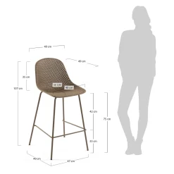Kave Home Buitenkruk Quinby Beige 75cm