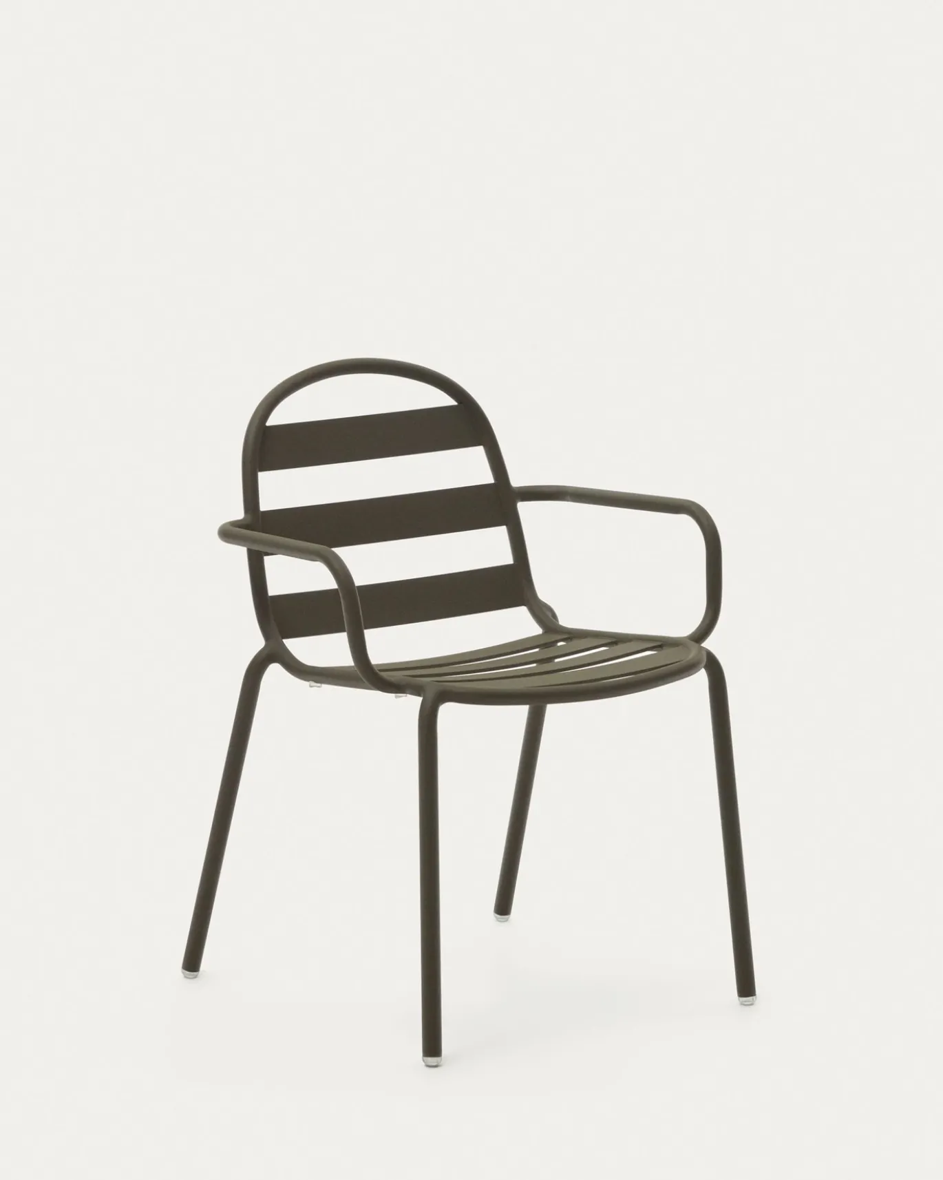 Kave Home Buitenstoel Joncols Aluminium Groen