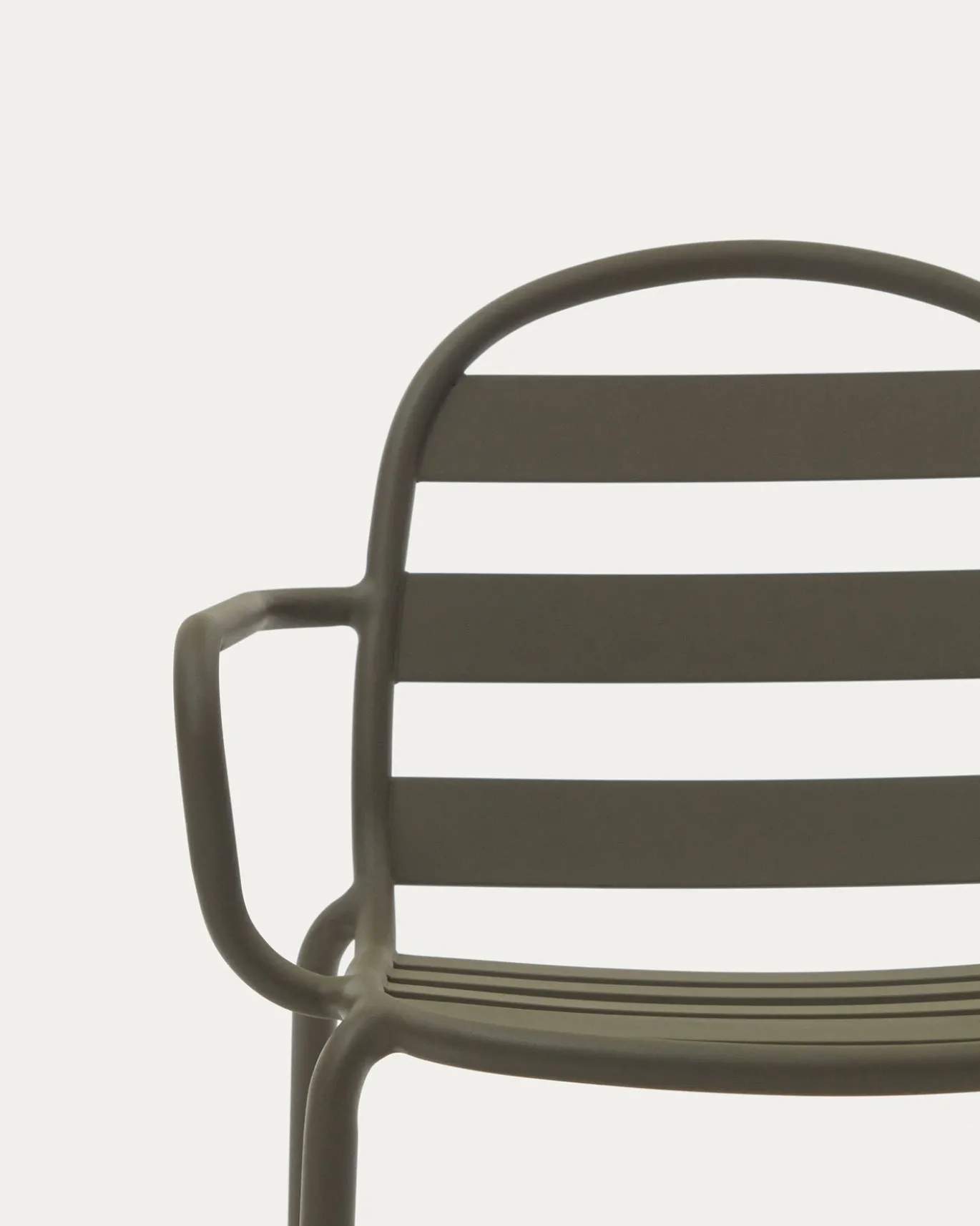 Kave Home Buitenstoel Joncols Aluminium Groen
