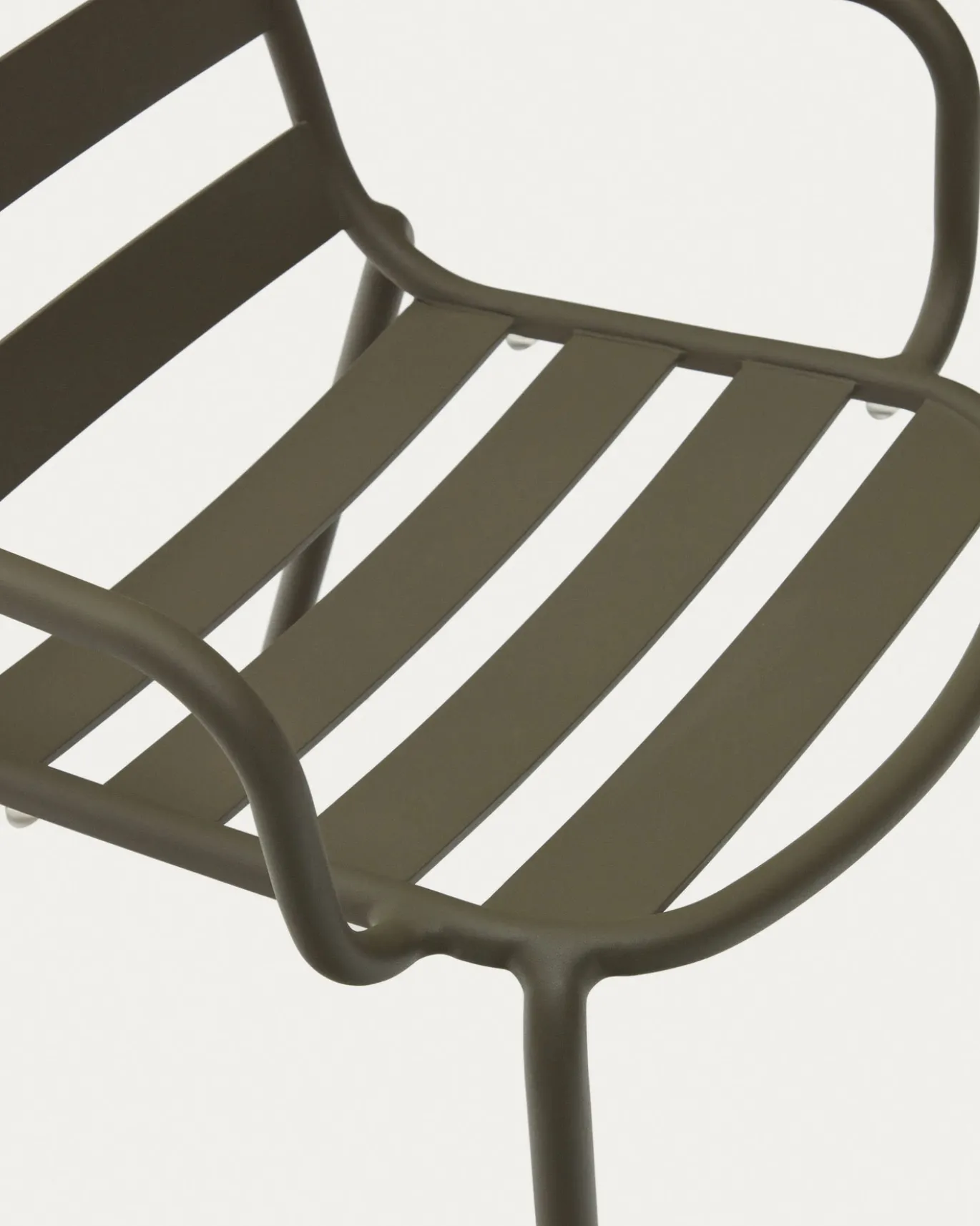Kave Home Buitenstoel Joncols Aluminium Groen