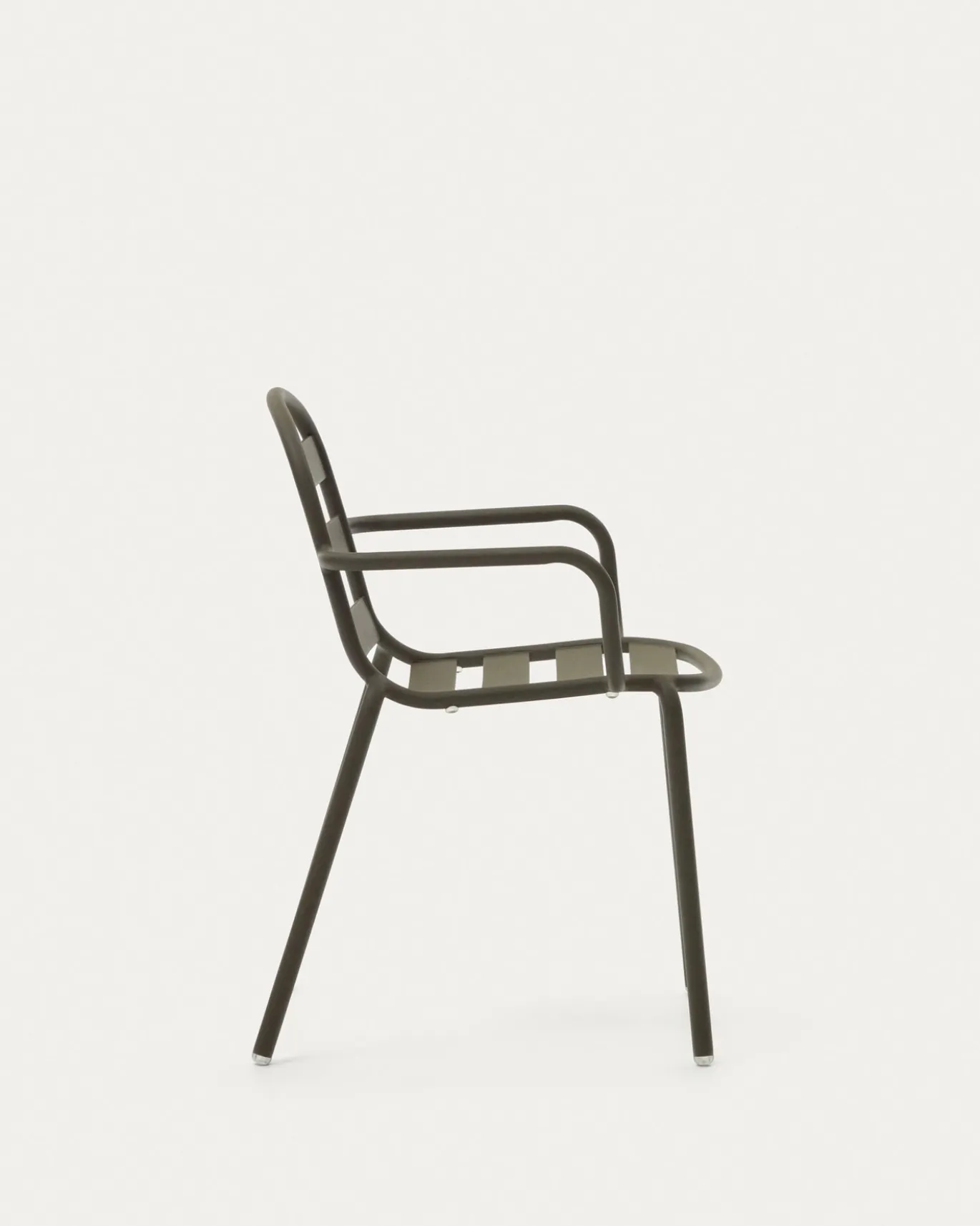 Kave Home Buitenstoel Joncols Aluminium Groen