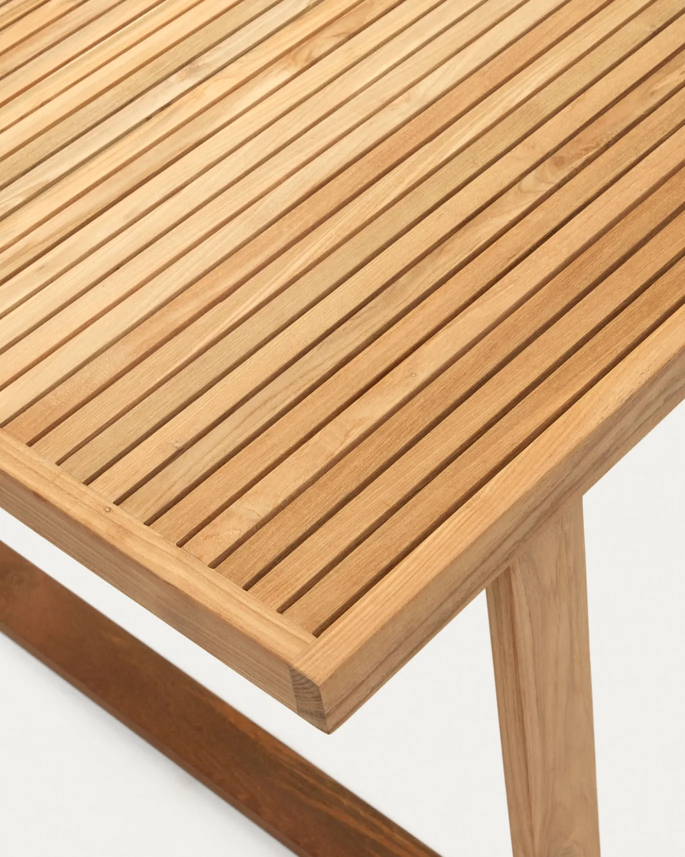Kave Home Buitentafel Canadell Massief Gerecycled Teakhout 220x100cm