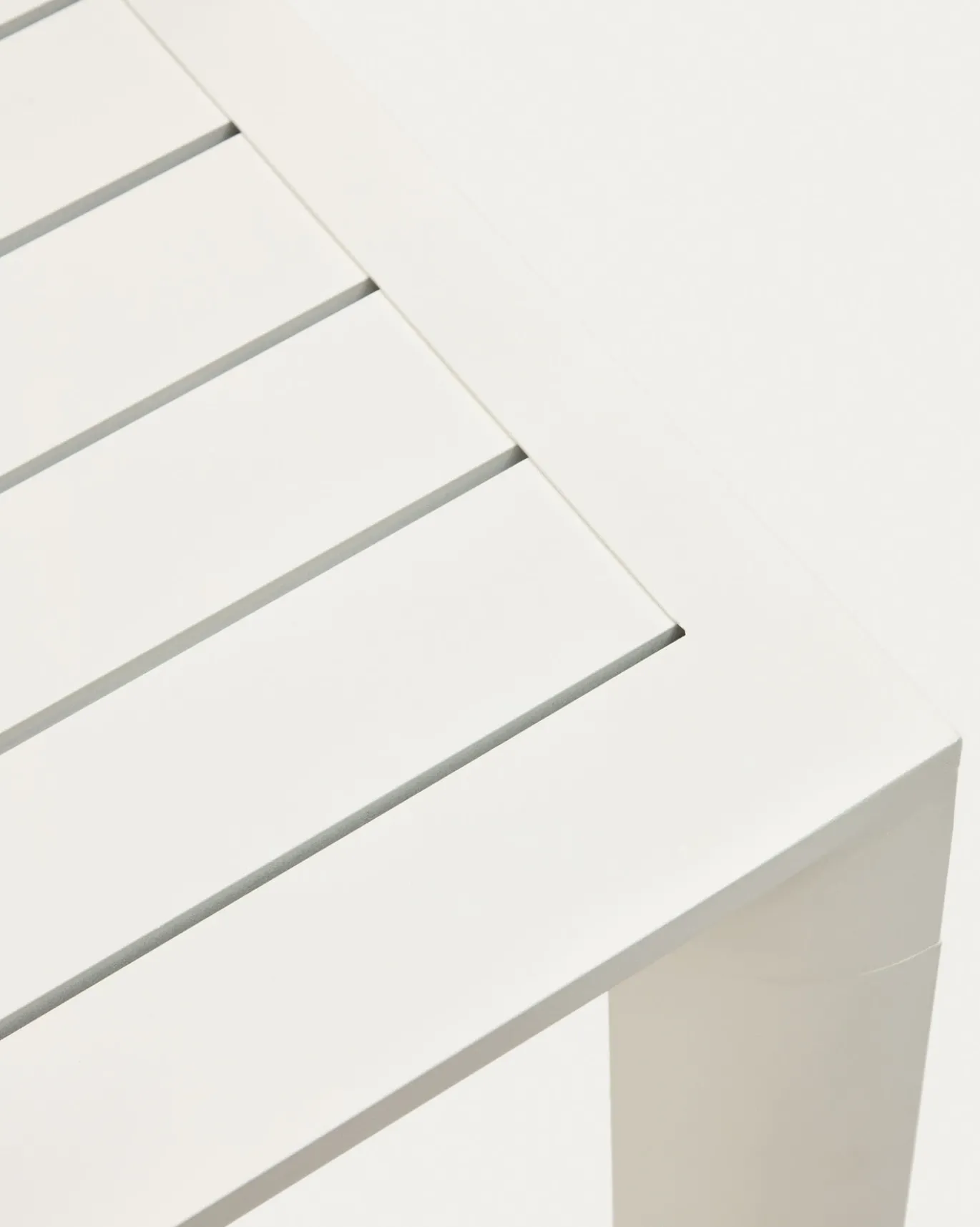 Kave Home Buitentafel Culip Aluminium Wit 220x100cm