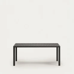 Kave Home Buitentafel Culip Aluminium Grijs 180x90cm