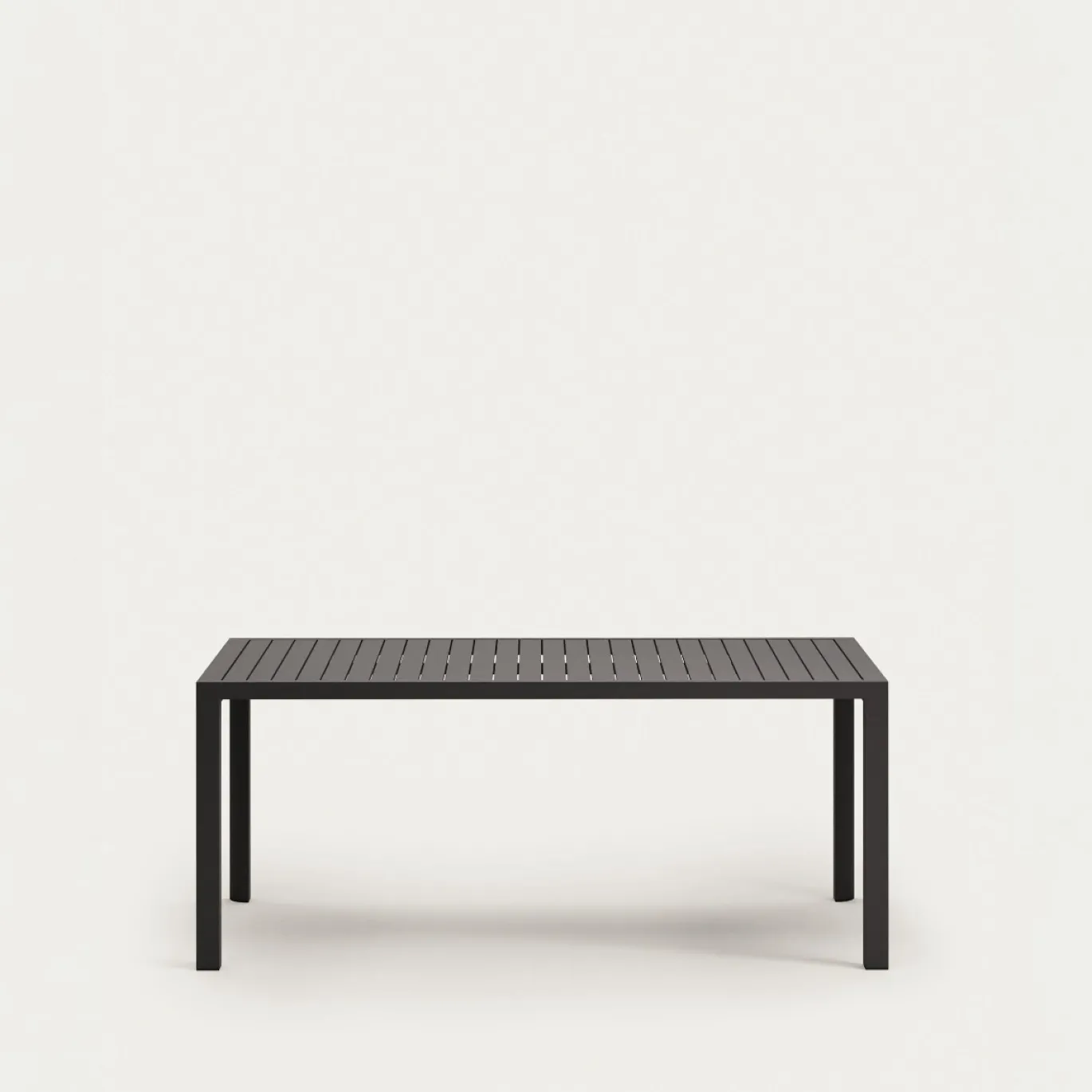 Kave Home Buitentafel Culip Aluminium Grijs 180x90cm