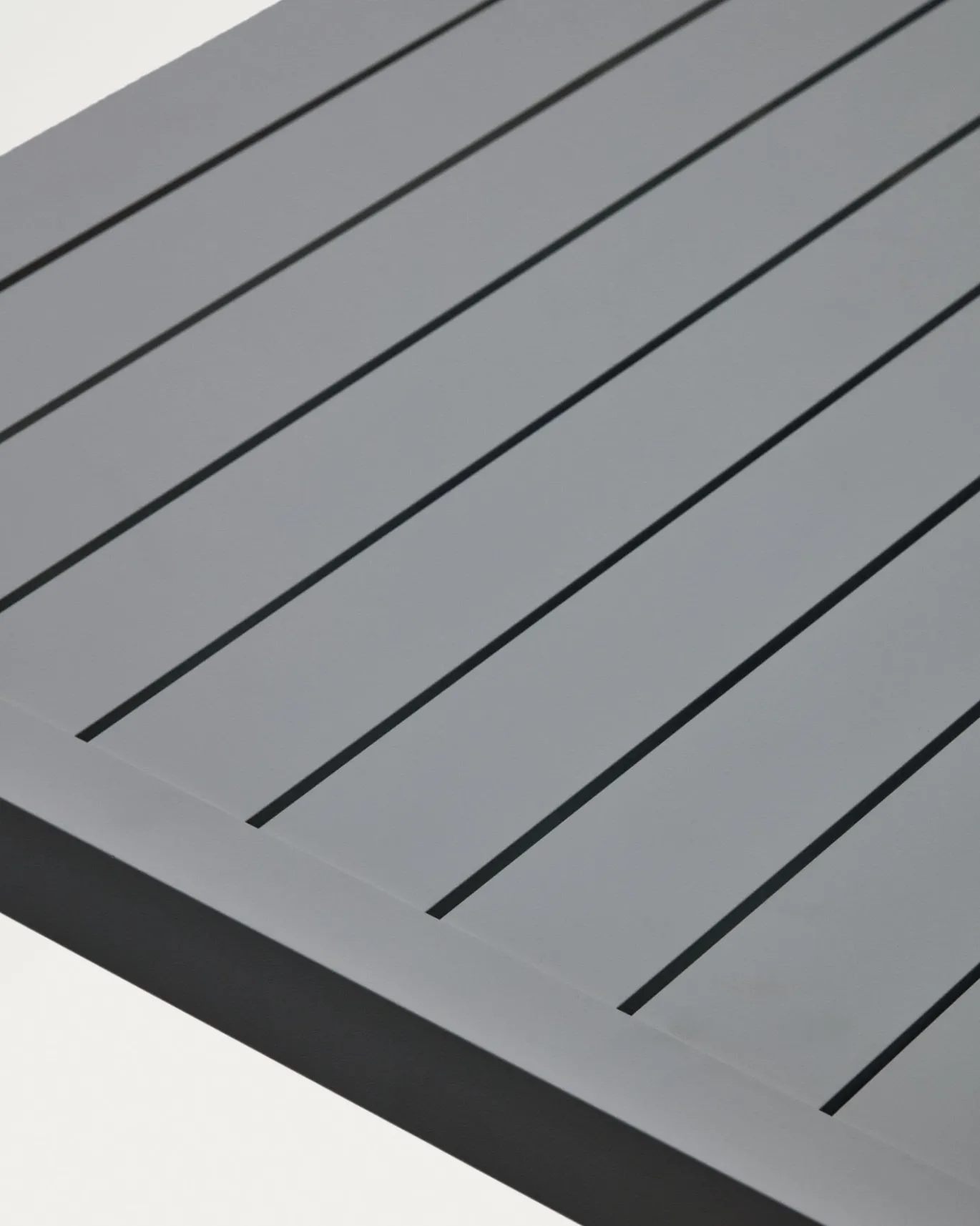 Kave Home Buitentafel Culip Aluminium Grijs 180x90cm