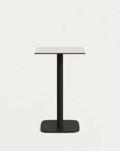 Kave Home Buitentafel Dina Wit Hoog 60x60x96cm