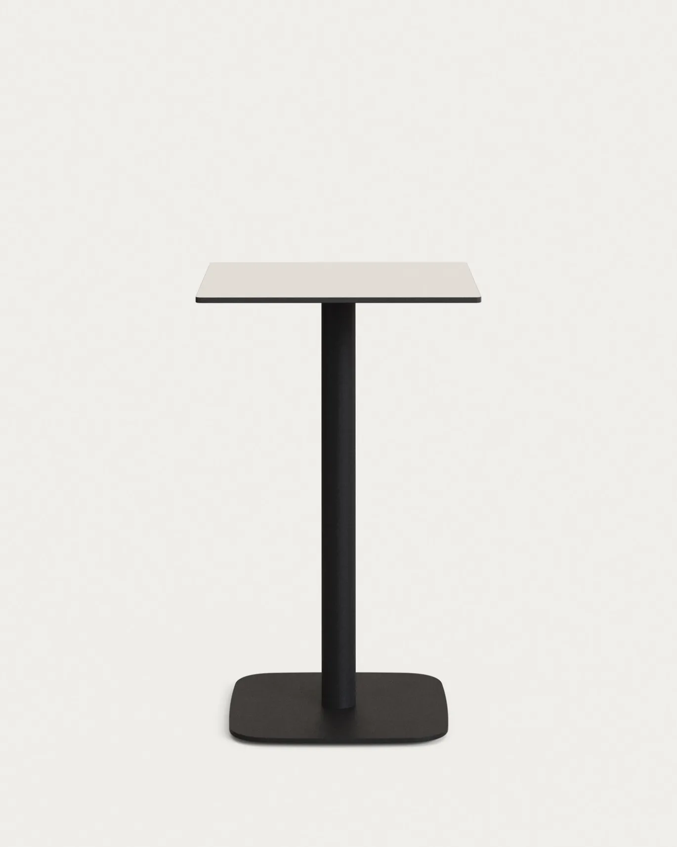 Kave Home Buitentafel Dina Wit Hoog 60x60x96cm