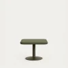 Kave Home Buitentafel Esilda met Groen Cementen Tafelblad 70x70cm Onderstel Ø42x45cm