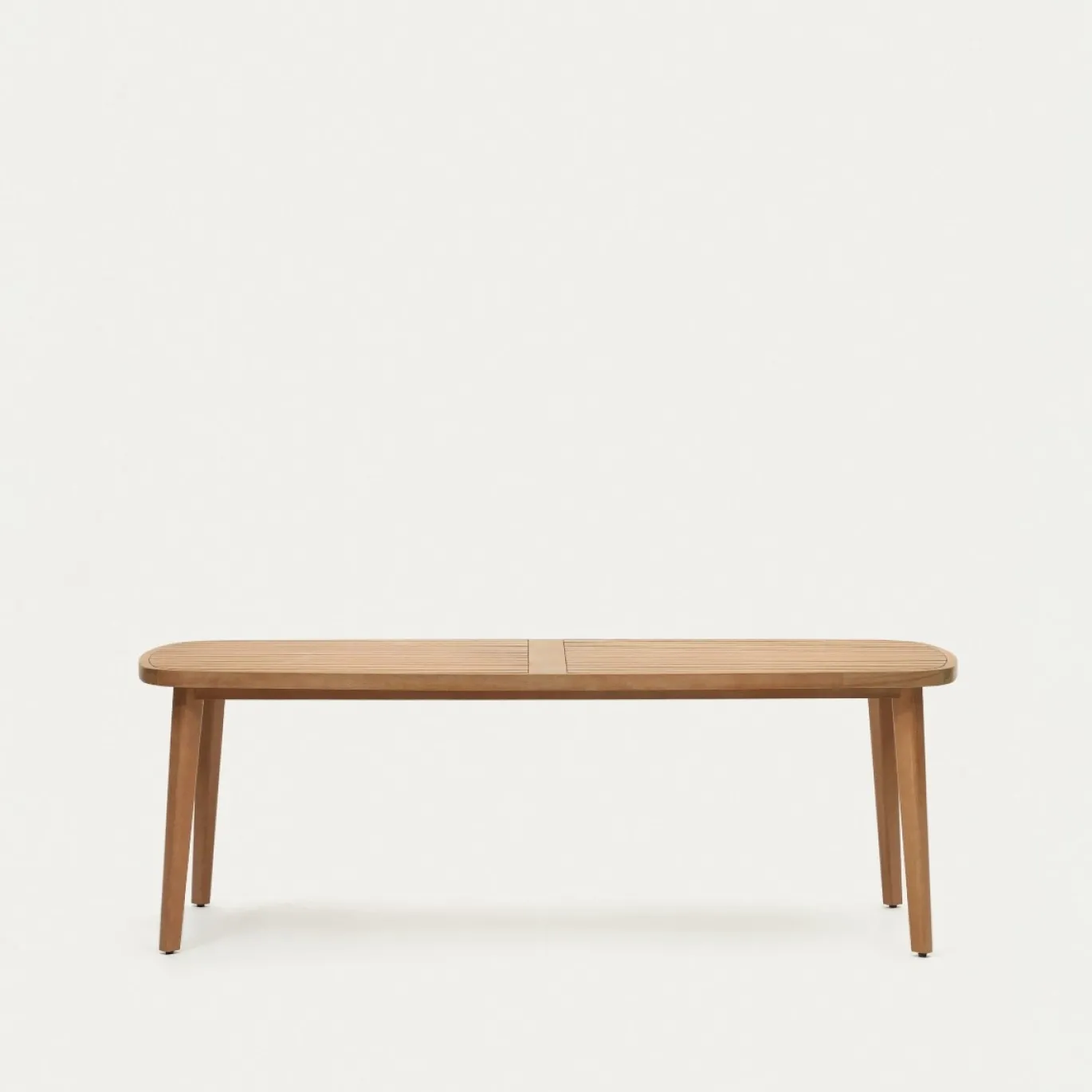 Kave Home Buitentafel Maset Massief Eucalyptushout 220x100cm