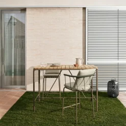 Kave Home Buitentafel Montjoi Ronde Staal Grijs Ø70cm