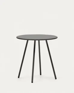 Kave Home Buitentafel Montjoi Ronde Staal Grijs Ø70cm