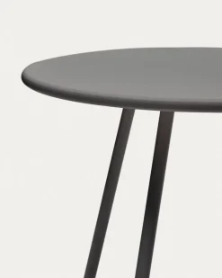 Kave Home Buitentafel Montjoi Ronde Staal Grijs Ø70cm