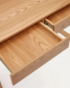 Kave Home Bureau Arandu Massief Essenhout 120x60cm