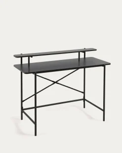Kave Home Bureau Galatia Zwart Melamine 120x60cm