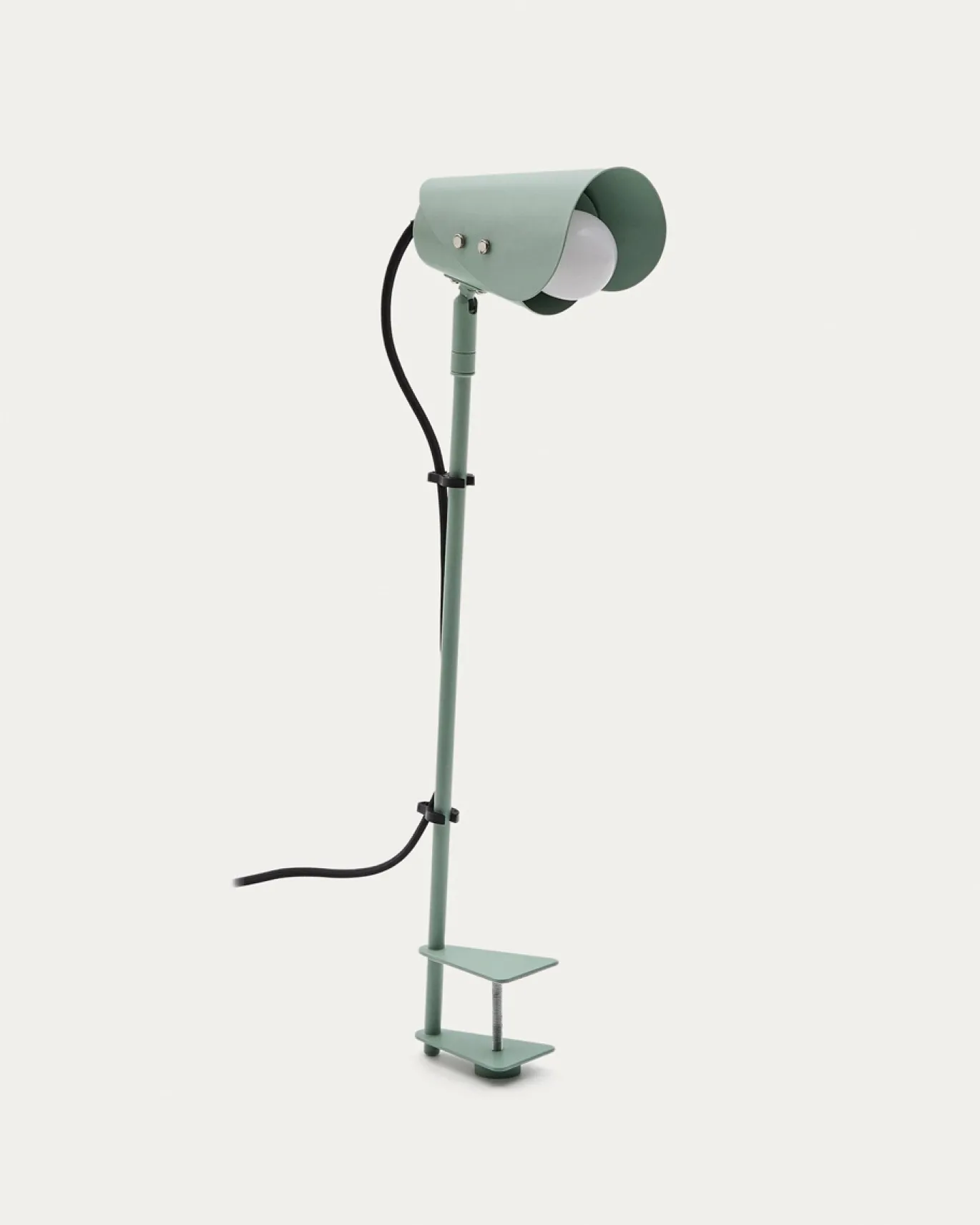 Kave Home Bureaulamp Jula Groen met Klem