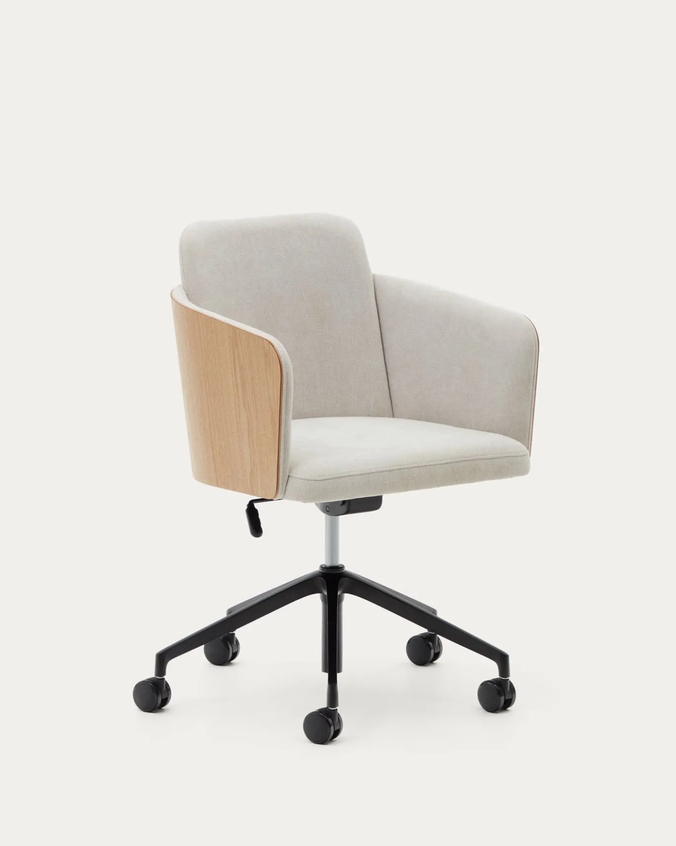 Kave Home Bureaustoel Madai Beige Chenille Essenfineer