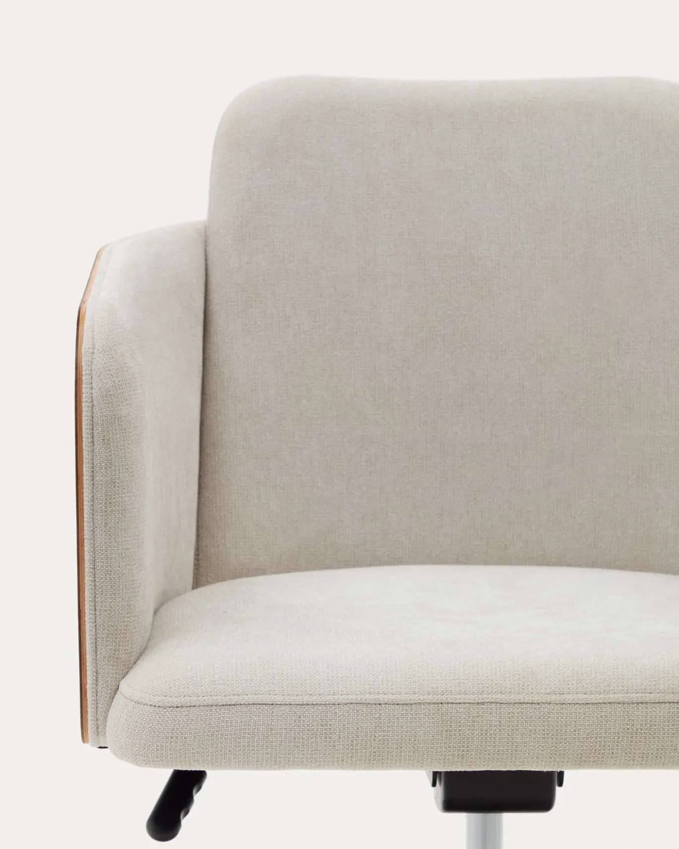 Kave Home Bureaustoel Madai Beige Chenille Essenfineer