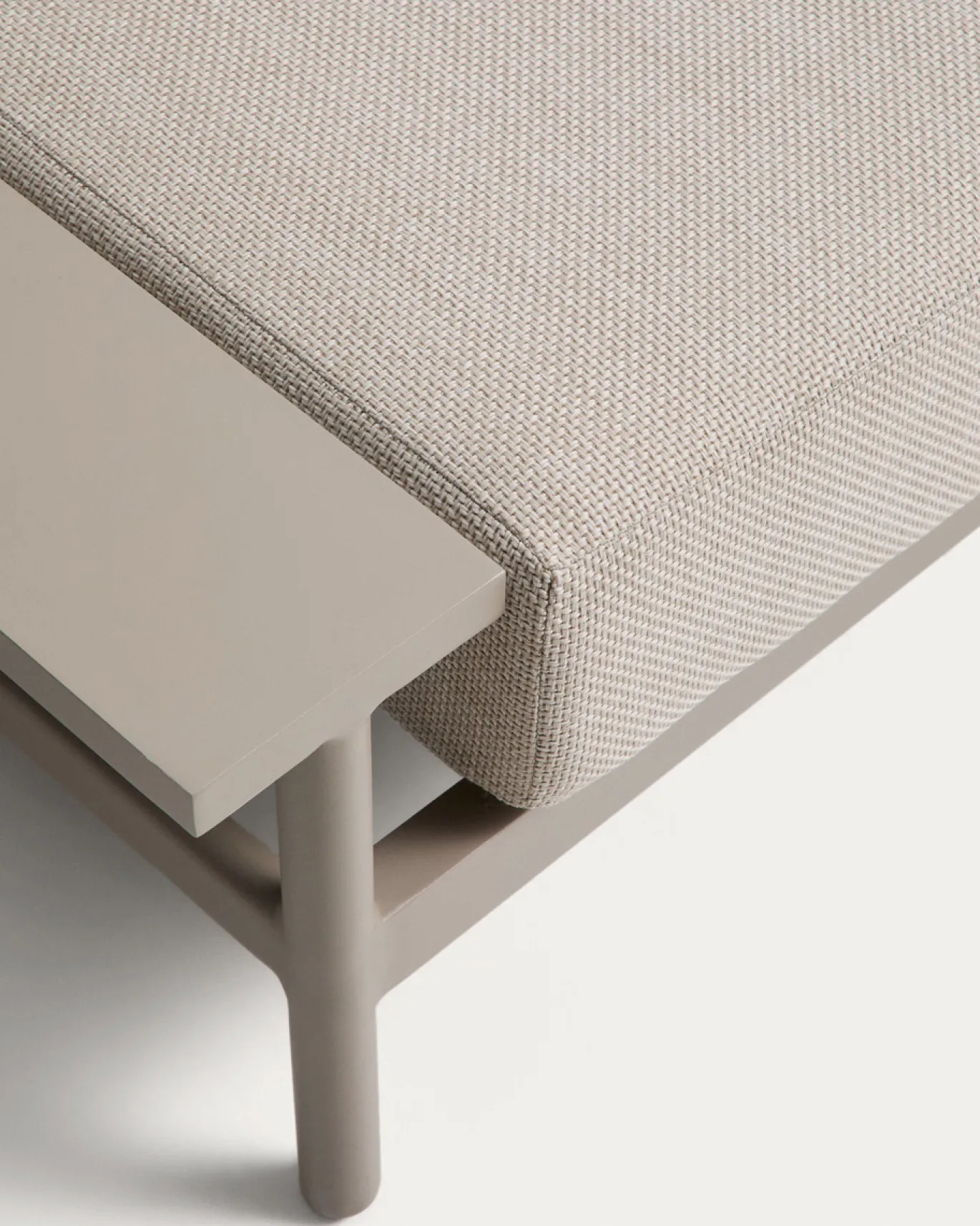 Kave Home Chaise Longue Bank 3-zits Taupe Links