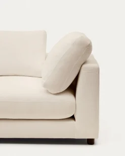 Kave Home Chaise Longue Gala Links Beige 193x105cm