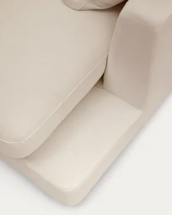 Kave Home Chaise Longue Gala Rechts Beige 193x105cm