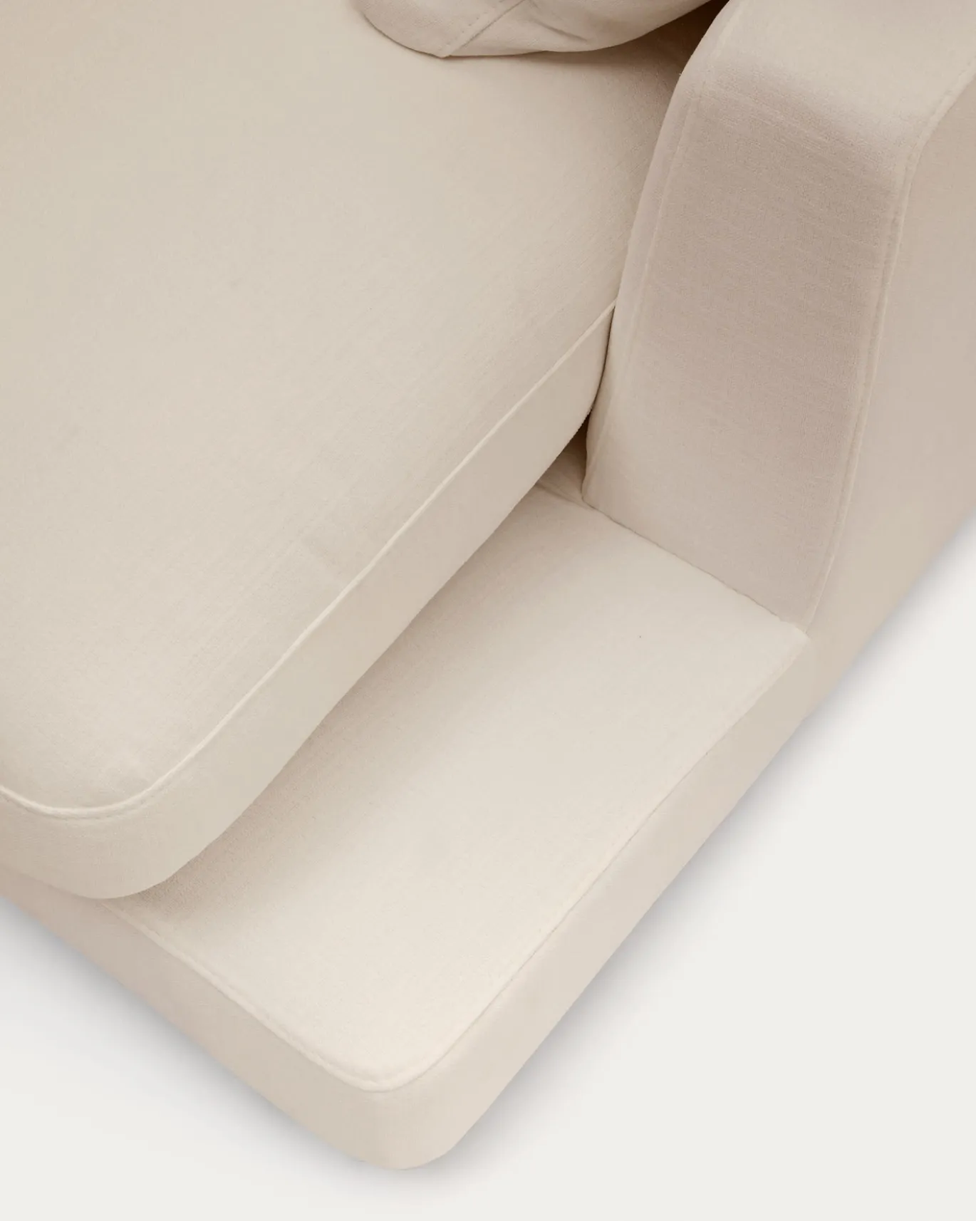 Kave Home Chaise Longue Gala Rechts Beige 193x105cm