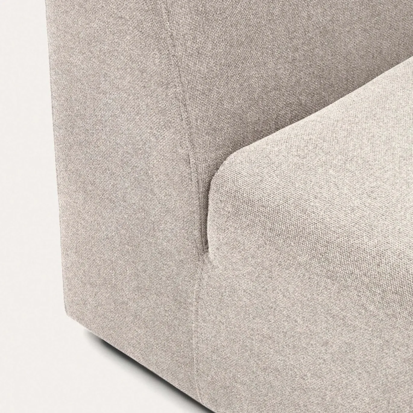 Kave Home Chaise Longue Module Neom Beige 152x75cm