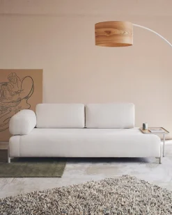 Kave Home Compo-armleuning Beige Chenille