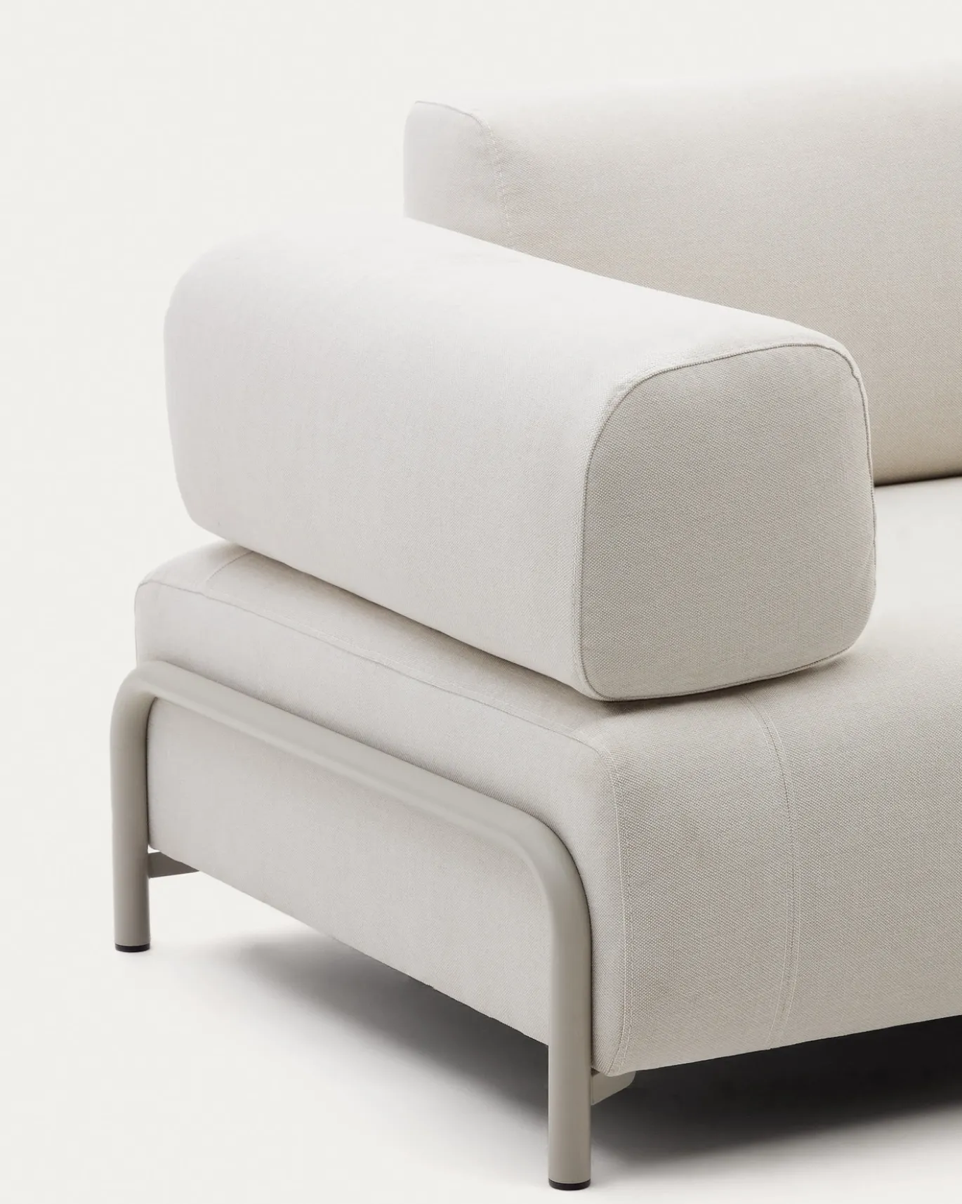 Kave Home Compo-armleuning Beige Chenille