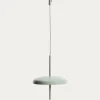 Kave Home Draagbare Plafondlamp Porte Lichtgroen Aluminium Ø16cm