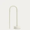 Kave Home Draagbare Tafellamp Bow Grijs Aluminium