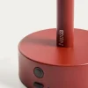 Kave Home Draagbare Tafellamp Bow Rood Aluminium