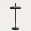 Kave Home Draagbare Tafellamp Porte Zwart Aluminium