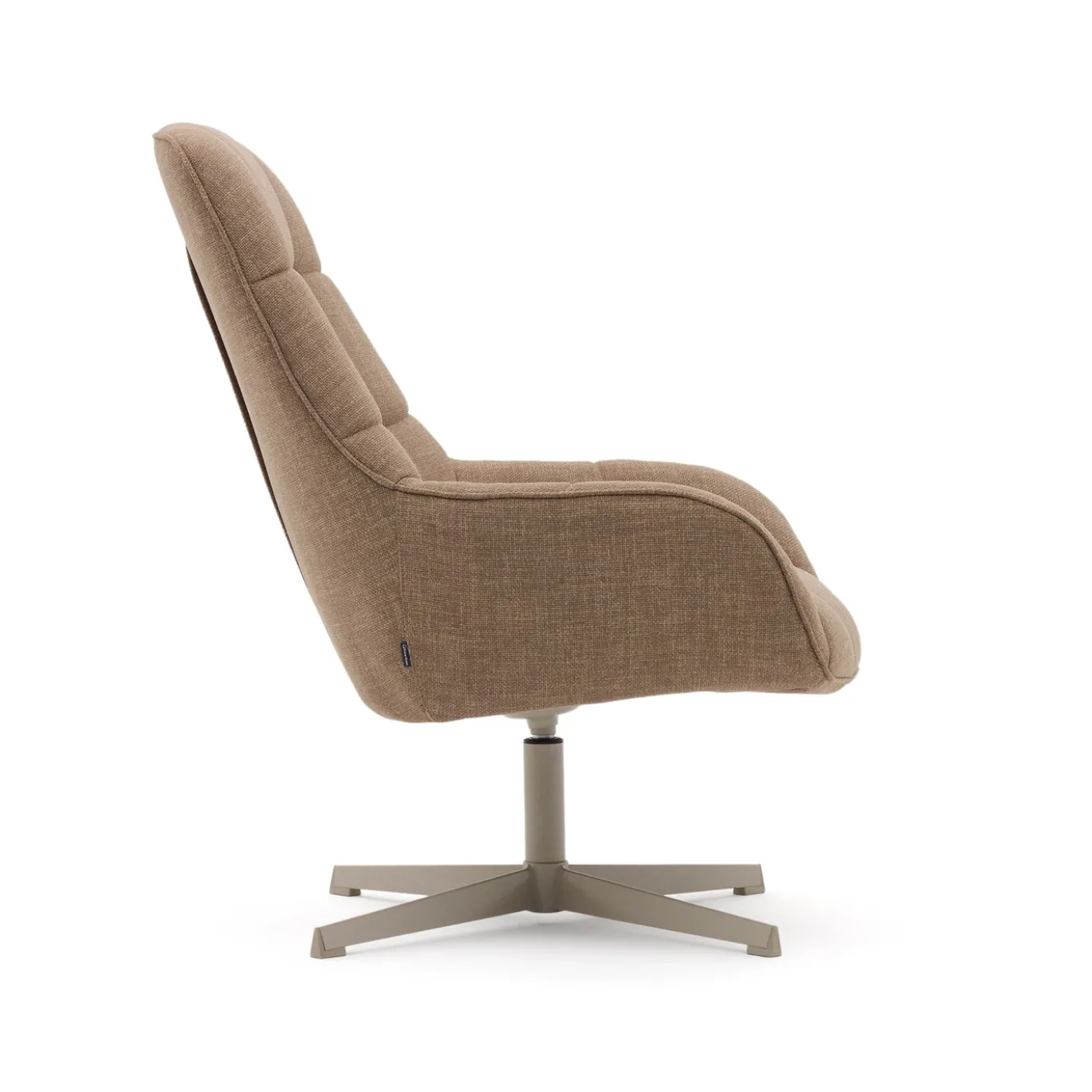 Kave Home Draaifauteuil Jaspe Lichtbruin