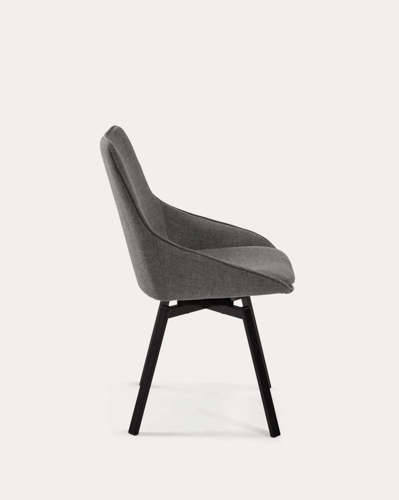 Kave Home Draaistoel Jenna Donkergrijs