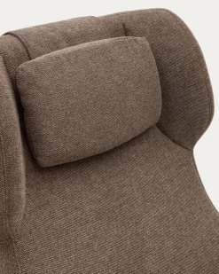 Kave Home Draaistoel Zalina Lichtbruin Chenille