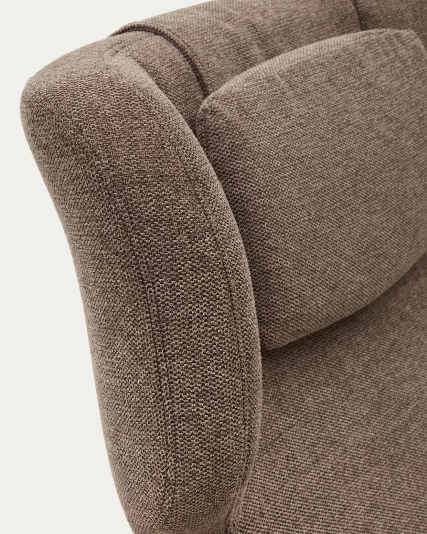 Kave Home Draaistoel Zalina Lichtbruin Chenille