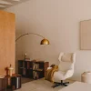 Kave Home Draaistoel Zalina Wit Bouclé